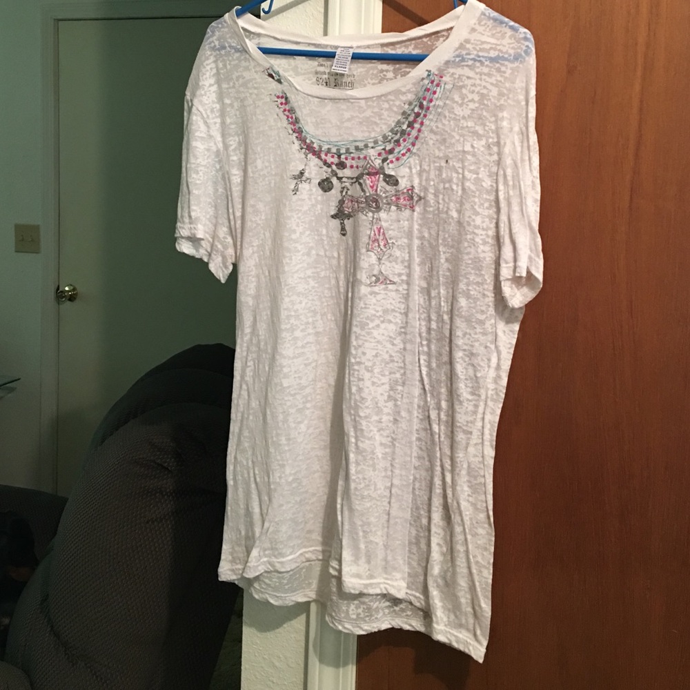 Burnout tee shirt XL